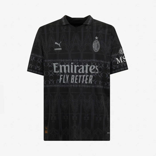 AC Milan x Pleasures 23/24 Black Shirt