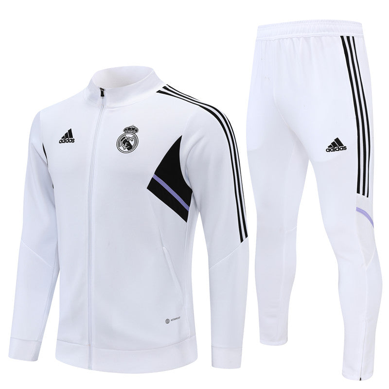 Real Madrid White Tracksuit
