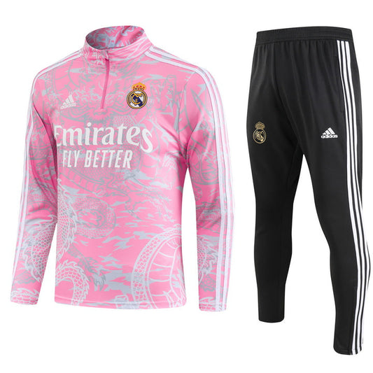 Real Madrid Pink Dragon Tracksuit