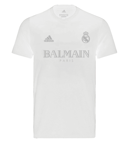 Real Madrid x Balmain White Shirt